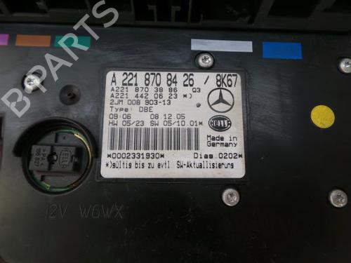 Interior roof light MERCEDES-BENZ S-CLASS (W221, V221) S 320 CDI (221.022, 221.122) | BP6431452I8 