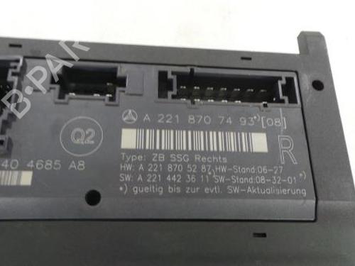 Electronic module MERCEDES-BENZ S-CLASS (W221, V221) S 350 BlueTec (221.026, 221.126) | BP6799804M83 