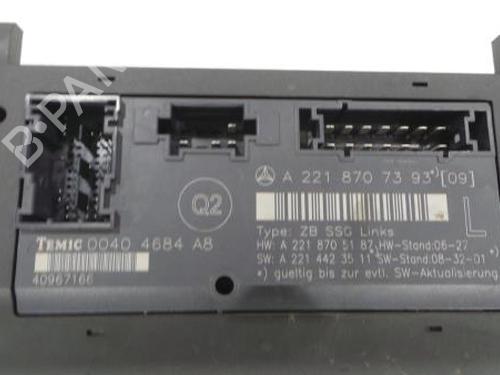 Electronic module MERCEDES-BENZ S-CLASS (W221, V221) S 350 BlueTec (221.026, 221.126) | BP6950330M83 