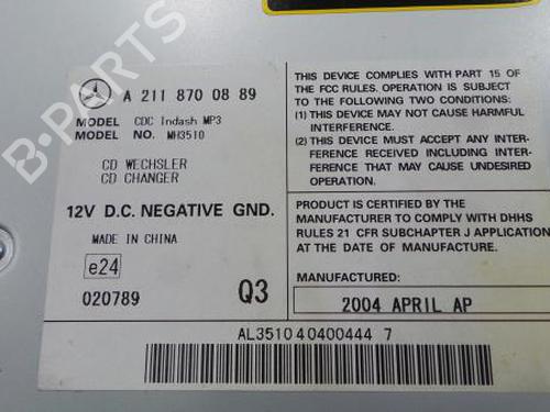 Electronic module MERCEDES-BENZ E-CLASS (W211) E 280 CDI (211.023) | BP7401637M83 