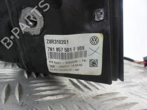 Left mirror VW SHARAN (7N1, 7N2) 2.0 TDI | BP7405690C26 
