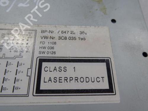 Radio VW SCIROCCO III (137, 138) 2.0 TFSI | BP8184316E6 
