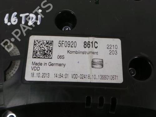 Instrument cluster SEAT LEON (5F1) 1.6 TDI | BP8922906C47 