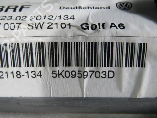 Rudehejsemotor bagstkærm venstre VW GOLF VI (5K1) 1.6 TDI | BP9126927E23 