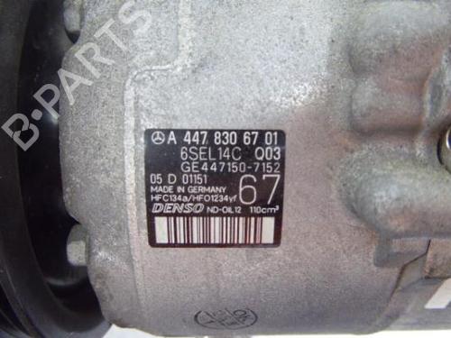 AC compressor MERCEDES-BENZ VITO Tourer (W447) 114 CDI (447.701, 447.703, 447.705) | BP10488072M34 