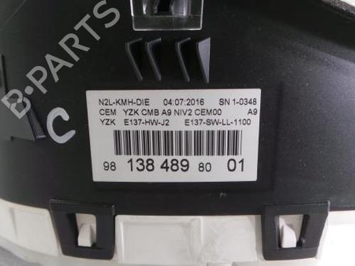 Instrument cluster PEUGEOT 208 I (CA_, CC_) 1.6 HDi / BlueHDi 75 | BP11044283C47 