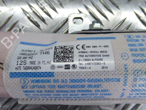 Right seat airbag SKODA OCTAVIA III (5E3, NL3, NR3) 1.6 TDI | BP12172688C14 