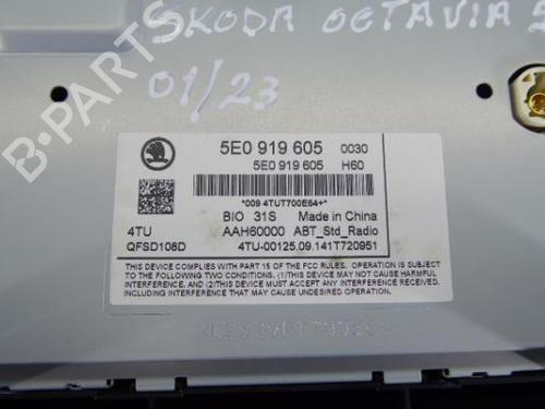 Radio SKODA OCTAVIA III (5E3, NL3, NR3) 1.6 TDI | BP12173177E6 