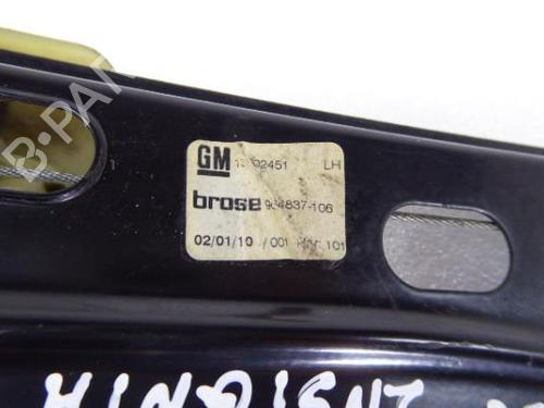 Front left window mechanism OPEL INSIGNIA A (G09) 2.0 CDTI (68) | BP13358229C22 