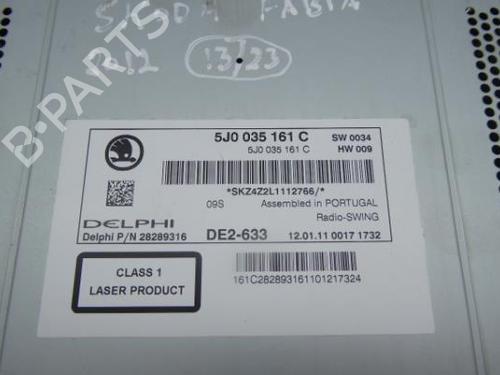 Radio SKODA FABIA II (542) 1.6 TDI | BP15598773E6 