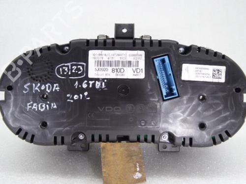 Instrument cluster SKODA FABIA II (542) 1.6 TDI | BP15598774C47