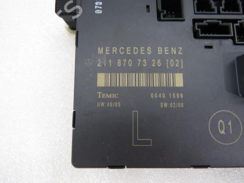 Electronic module MERCEDES-BENZ E-CLASS (W211) E 500 4-matic (211.090) | BP16198983M83 