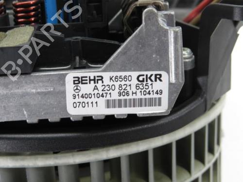 Heater blower motor MERCEDES-BENZ E-CLASS (W211) E 500 4-matic (211.090) | BP16206224M62 