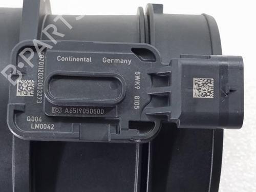 Mass air flow sensor MERCEDES-BENZ SPRINTER 3,5-t Van (B907, B910) 315 CDI RWD (907.631, 907.633, 907.635, 907.637) | BP16937087M95 