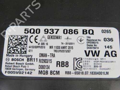 Electronic module SKODA KODIAQ I (NS6, NS7, NV7) 2.0 TDI | BP20342863M83 