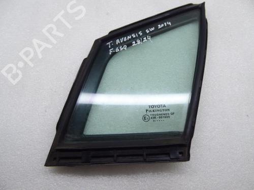 Front left quarter glass TOYOTA AVENSIS Estate (_T27_) 2.0 D-4D (ADT270_, ADT270R) 43R001605
