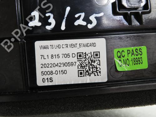 Air vent VW TRANSPORTER T6 / CARAVELLE T6 Bus (SGB, SGJ, SHB, SHJ) 2.0 TDI | BP26458625I21 