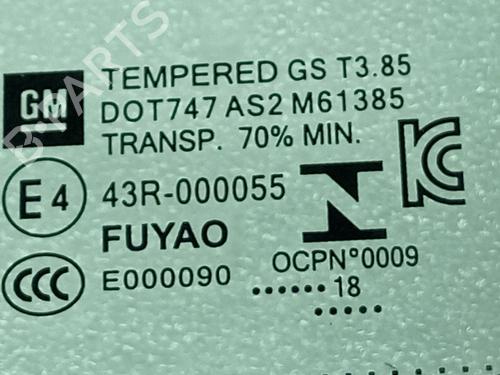 Front left quarter glass OPEL ASTRA K Sports Tourer (B16) 1.6 CDTi (35) | BP29273962C111 