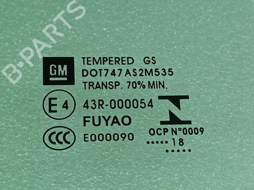 Rear left door window OPEL ASTRA K Sports Tourer (B16) 1.6 CDTi (35) | BP29273970C20 