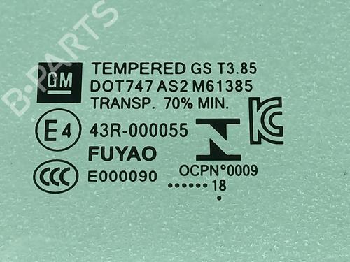 Front right door window OPEL ASTRA K Sports Tourer (B16) 1.6 CDTi (35) | BP29273971C19 