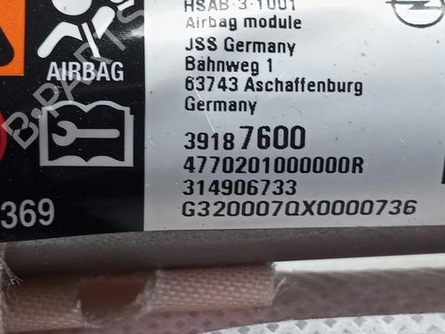 Right curtain airbag OPEL ASTRA K Sports Tourer (B16) 1.5 CRDI (35) | BP29338588C12 