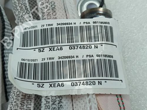 Left curtain airbag CITROËN C3 III (SX) 1.5 BlueHDi 100 (SXYHYP, SXYHTU) | BP29978195C11