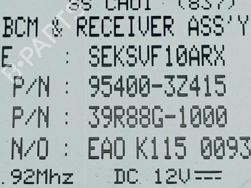 Electronic module HYUNDAI i40 I CW (VF) 1.7 CRDi | BP30571520M83 