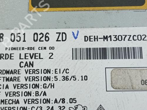 Radio PEUGEOT 208 I (CA_, CC_) 1.6 HDi / BlueHDi 75 | BP30626300E6