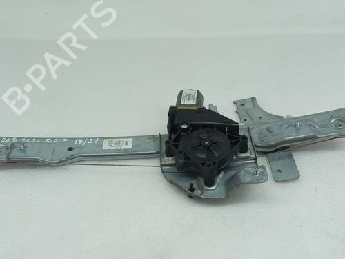 Used Front right window mechanism PEUGEOT 208 I (CA_, CC_) 1.6 HDi / BlueHDi 75 (75 hp) 30735988