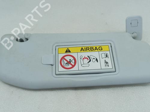 Used Right sun visor PEUGEOT 208 I (CA_, CC_) 1.6 HDi / BlueHDi 75 (75 hp) 30787719