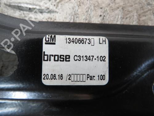 Left front window motor OPEL ASTRA K (B16) 1.6 CDTi (68) | BP31357054E21 