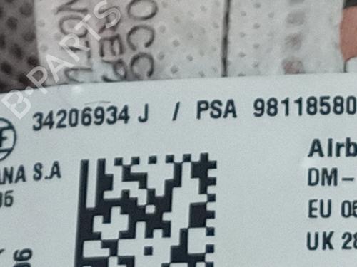 Left curtain airbag CITROËN C3 III (SX) 1.2 PureTech 82 | BP31572784C11