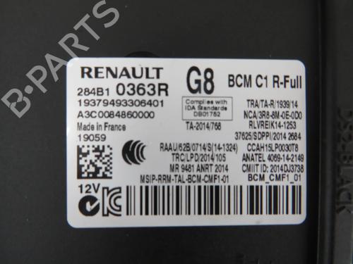 Electronic module RENAULT GRAND SCÉNIC IV (R9_) 1.3 TCe 140 (R9NB) | BP31801637M83