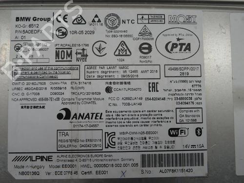Radio BMW 1 (F40) 116 d | BP31941316E6