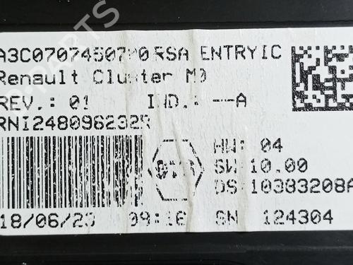 Instrument cluster RENAULT MASTER III Van (FV) 2.3 dCi 135 FWD (FV0N, FV08, FV06, FV00, FV1S) | BP32322825C47 