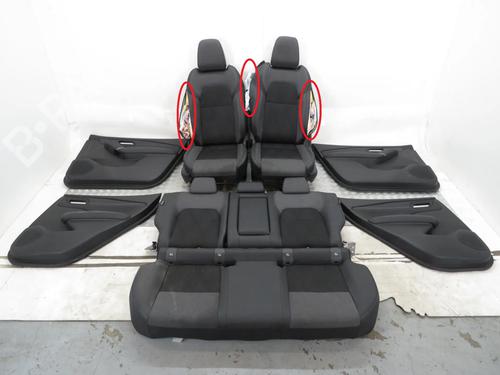 Used Seats set NISSAN QASHQAI III (J12) 1.3 DIG-T (140 hp) 32441534