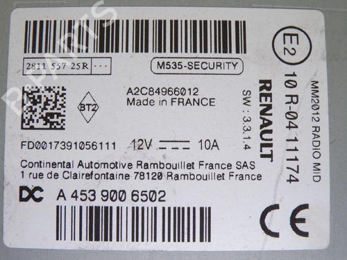 Radio SMART FORFOUR Hatchback (453) 0.9 (453.044, 453.053) | BP35801120E6 - Image 6