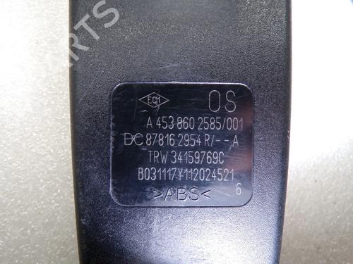 Sikkerhedssele-spænde SMART FORFOUR Hatchback (453) 0.9 (453.044, 453.053) | BP35802299I32 - Image 3