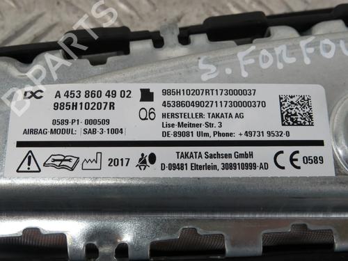 Left seat airbag SMART FORFOUR Hatchback (453) 0.9 (453.044, 453.053) | BP35894885C13 - Image 4