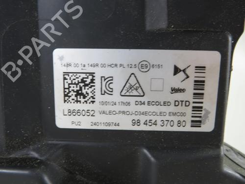 Right headlight DS DS 3 / DS 3 CROSSBACK (UR_, UC_, UJ_) 1.2 PureTech 100 (URHNKK, URHNEK) | BP36004659C29  - Image 7