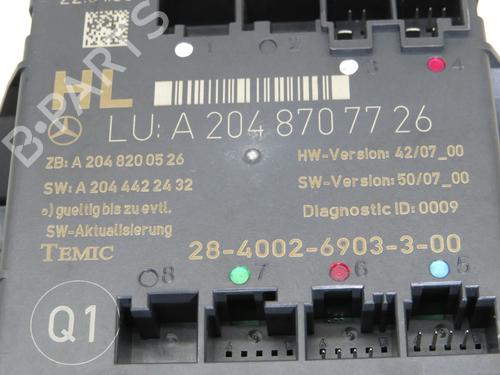 Electronic module MERCEDES-BENZ C-CLASS (W204) C 250 CDI (204.003) | BP36025498M83 - Image 3