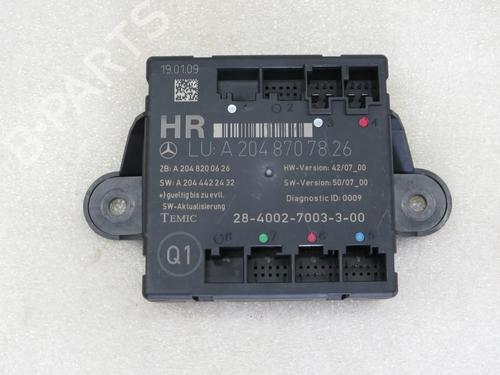 Used Electronic module Electronic module MERCEDES-BENZ C-CLASS (W204) C 250 CDI (204.003) (204 hp) 36031135 36031135