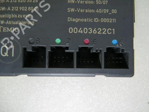 Electronic module MERCEDES-BENZ C-CLASS T-Model (S204) C 220 CDI (204.202) | BP37025489M83 - Image 3