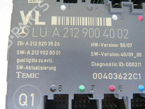 Electronic module MERCEDES-BENZ C-CLASS T-Model (S204) C 220 CDI (204.202) | BP37025489M83 - Image 5
