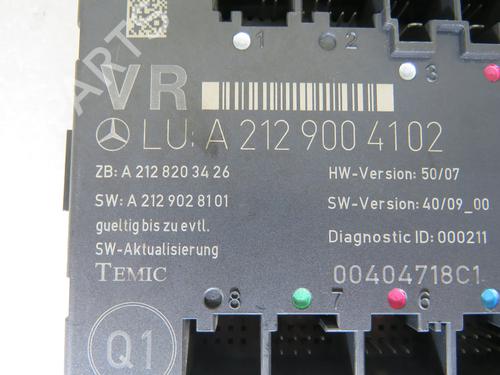 Electronic module MERCEDES-BENZ C-CLASS T-Model (S204) C 220 CDI (204.202) | BP37025491M83 - Image 5