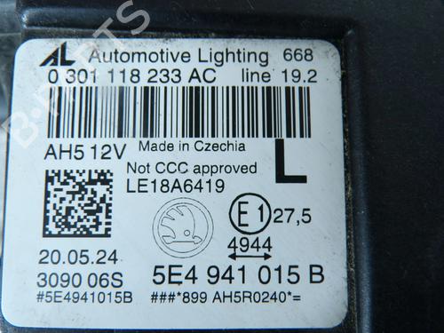 Left headlight SKODA OCTAVIA IV Combi (NX5, PV5) 1.4 TSI iV | BP37586654C28 - Image 6