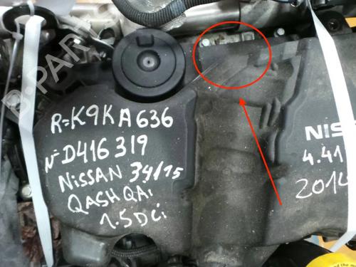 Used Engine Engine NISSAN QASHQAI II (J11, J11_) 1.5 dCi (110 hp) 3484851 3484851
