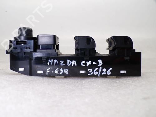 Left front window switch MAZDA CX-3 (DK) 1.5 SKYACTIV-D AWD (DK4WS, DK5AW) | BP40019271I27 - Image 4