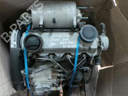 Used Engine Engine SKODA FABIA I (6Y2) 1.9 SDI (64 hp) 40509842 40509842