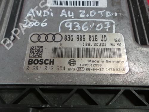 Engine control unit (ECU) AUDI A4 B7 (8EC) 2.0 TDI | BP40612452M57 - Image 3